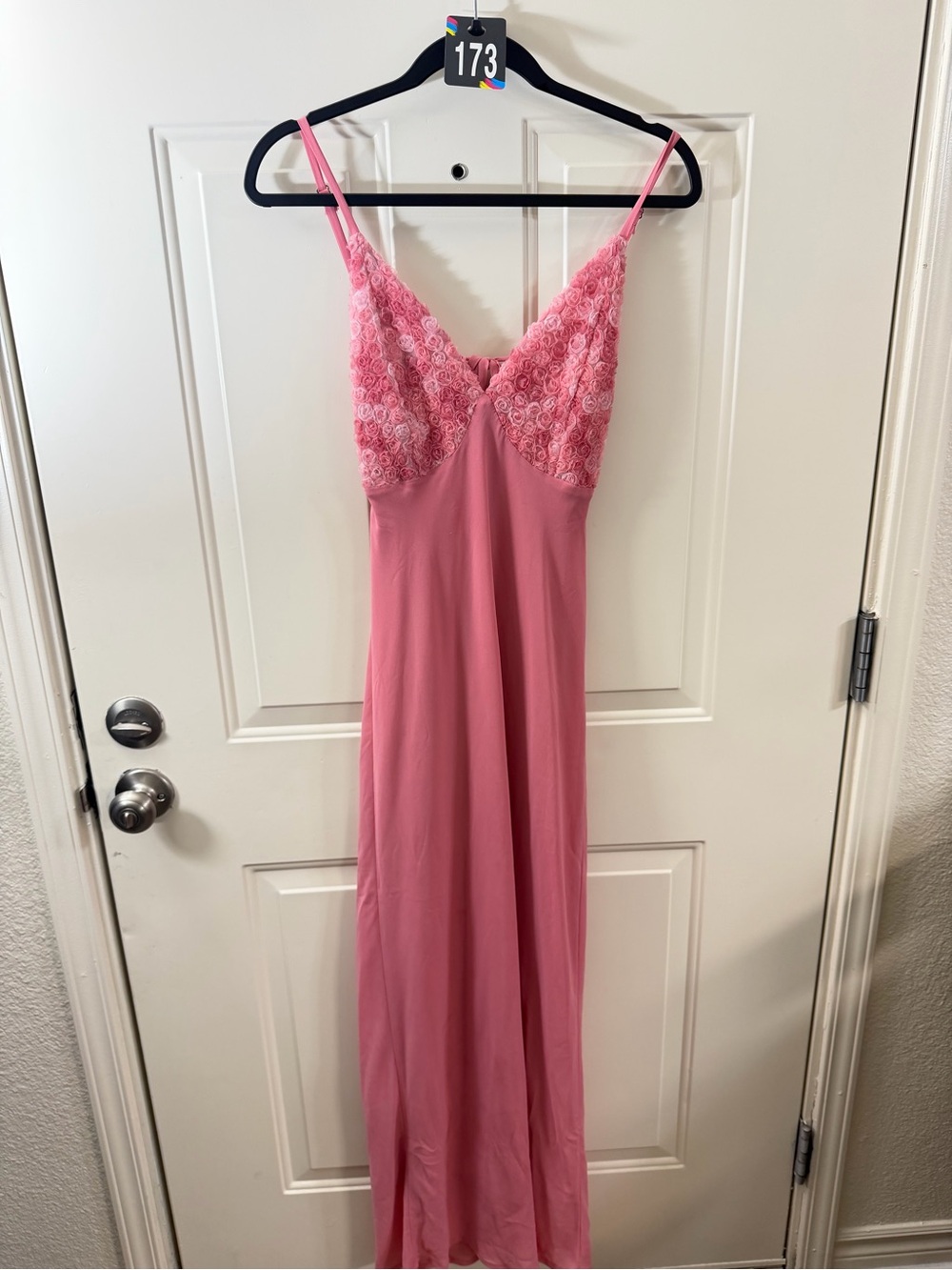 Wild Fable Rosette Maxi Dress Women’s Small Pink Coquette Cottagecore Fairy 0173